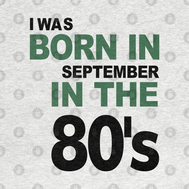 Born in September in the 80's by C_ceconello